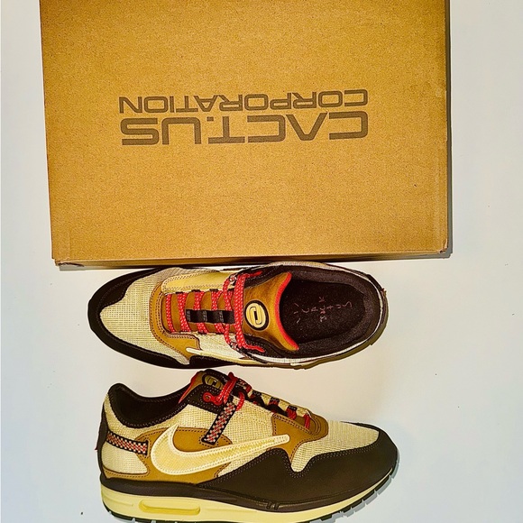 Travis Scott x Air Max 1 - Baroque Brown sz 10.5 with box - Picture 1 of 10
